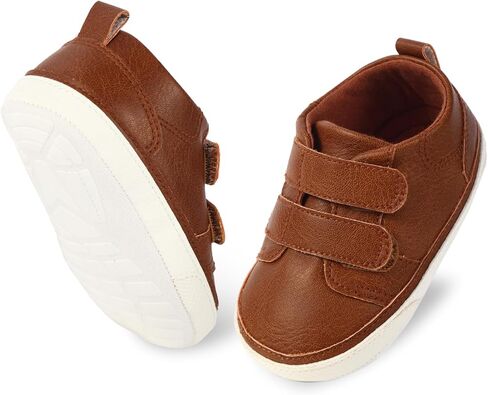 Baby Infant Dress Shoes Boys Girls First Walking Non-Slip PU Leather Sneakers Toddler Crib Shoes Newborn Loafers Flats in Saudi Arabia
