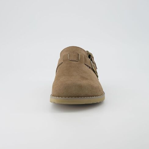 CUSHIONAIRE Brooklyn Women's Suede Clogs - Adjustable Slingback Clog Sandal with Buckle, Memory Foam, Wide Widths in Saudi Arabia