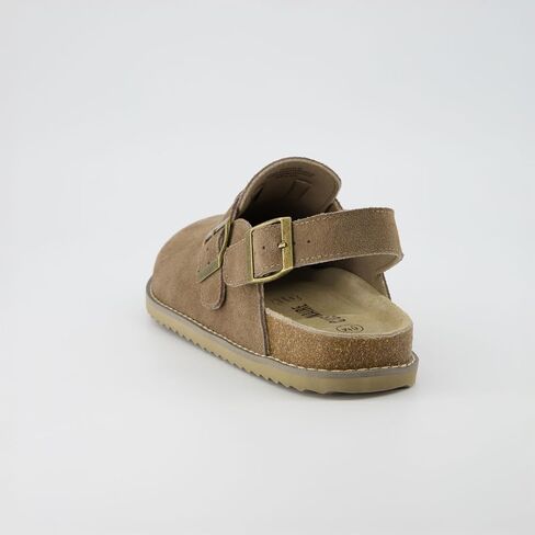 CUSHIONAIRE Brooklyn Women's Suede Clogs - Adjustable Slingback Clog Sandal with Buckle, Memory Foam, Wide Widths in Saudi Arabia