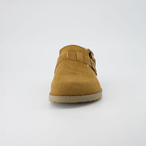 CUSHIONAIRE Brooklyn Women's Suede Clogs - Adjustable Slingback Clog Sandal with Buckle, Memory Foam, Wide Widths in Saudi Arabia