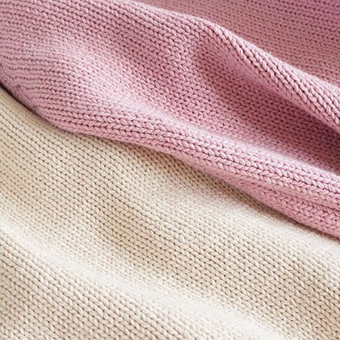Knitted Cotton Baby Girl Sweater - Soft, Stretchy, Lightweight, Eco-Friendly Fall and Winter Warmth in Saudi Arabia