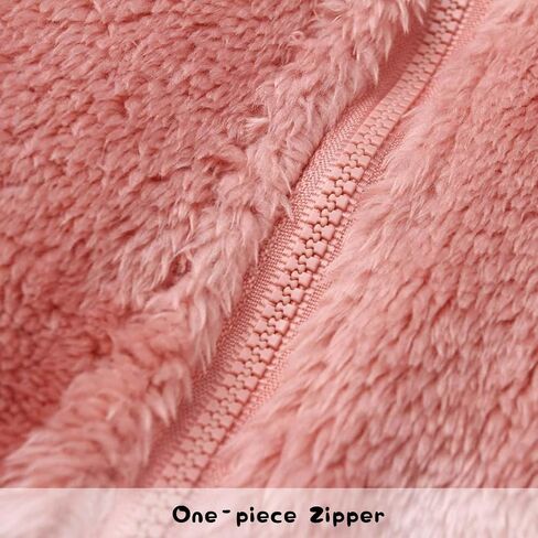 Newborn Winter Romper Fleece Hooded Jumpsuit Snowsuit Warm Outfits Zipper Outwear for Infant in Saudi Arabia