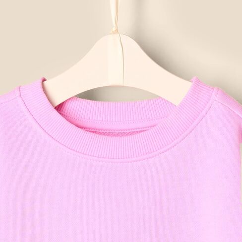 Amazon Essentials x Sofia Grainge Toddlers and Baby Girls' French Terry Sweatshirt Pant and Top Set in Kuwait