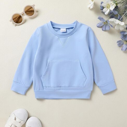 YOUNGER TREE Toddler Fall Outfits for Girl Long Sleeve Sweatsuit Top and Sweatpants Set Baby Girl Winter Clothes in Kuwait