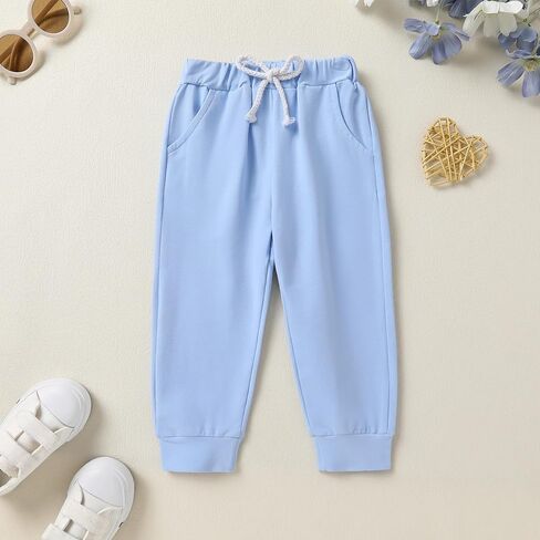 YOUNGER TREE Toddler Fall Outfits for Girl Long Sleeve Sweatsuit Top and Sweatpants Set Baby Girl Winter Clothes in Kuwait