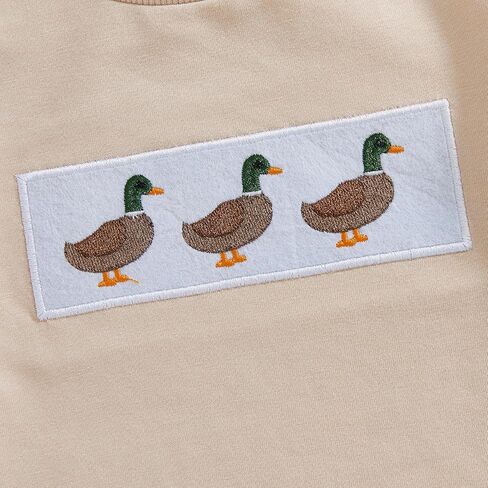 Baby Boy Hunting Outfits Duck Deer Embroidery Short Sleeve T-Shirt Camo Shorts Set 2Pcs Toddler Summer Clothes in Kuwait