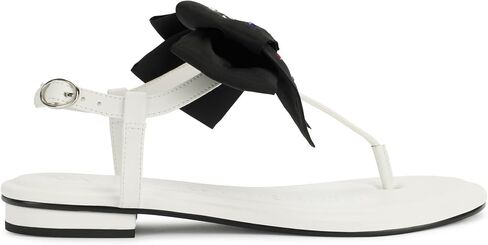 KARL LAGERFELD Women's Cushioned Insole Everyday Cristi Bow-Flat Womes's Sandals Slide in Saudi Arabia