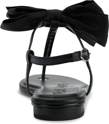 KARL LAGERFELD Women's Cushioned Insole Everyday Cristi Bow-Flat Womes's Sandals Slide in Saudi Arabia