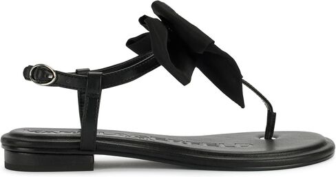 KARL LAGERFELD Women's Cushioned Insole Everyday Cristi Bow-Flat Womes's Sandals Slide in Saudi Arabia