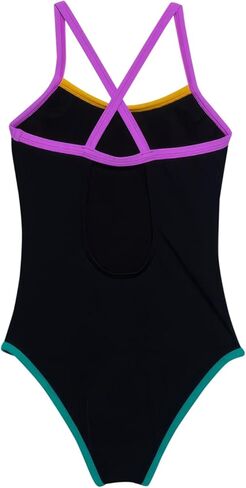 Gottex Girls Kids Toddler and Little Prix Textured Black One Piece Swimsuit Uv Sun Protection Bathing Suit in Kuwait