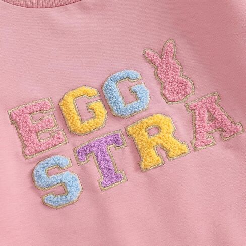 Yingisfitm Toddler Easter Dress Writ Thouse Girl Bud Bunny Shirt Sweatshirt Tulle Tulle Skirt Kids Little Girls Easter Comple in Kuwait