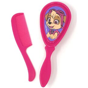 Paw Patrol Baby Toddler Comb & Brush Set Featuring Your Choice of Chase, Marshall, Skye or Everest (Skye Pink)