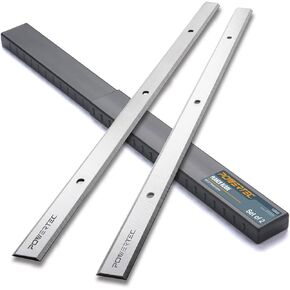 POWERTEC 13 Inch Planer Blades for Steel City 40100 Planer, Replacement for 40936 Planer Knives, Set of 2