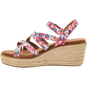 Corkys Footwear Women's All Nighter 3 بوصة-يتميز بكعب ملفوف بالجوت ، وأعلى من النعال الرغوية الأنيقة ، ورغوة الذاكرة من أجل الراحة طوال اليوم in Kuwait