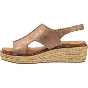 Corkys Footwear Women's Ready Or Not Wedge Sandals with 2-Inch Heel - Comfort-Enhancing EVA Insoles, Hook and Loop Closure, and Stylish Jute Wrapped Bottom Design