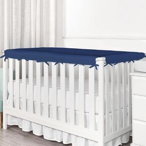 3 Pc Breathble Cover Sets,Reversible Teething Guard,Soft Anti-Collision Strip Corner Cover, (breathble-blue018)