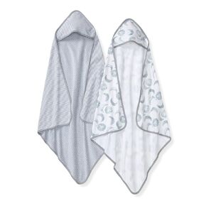 Burt's Bees Baby - Hooded Towels, Absorbent Knit Terry, Super Soft Single Ply, 100% Organic Cotton
