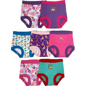 Coco Melon 7-Pack Girls Training Pants Underwear 100% Cotton Fun Potty Training 4T