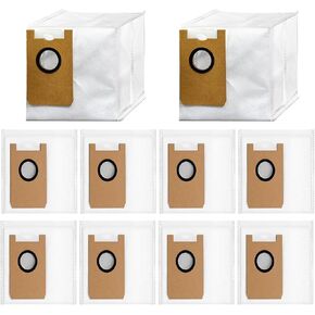 Replacement for Loorow AT800 Dust Bag : Replace Disposable Dust Bags Only for Loorow AT800 3-in-1 Robot Vacuum (10 Pack)