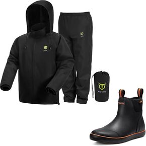TIDEWE Rain Suit Deck Boots