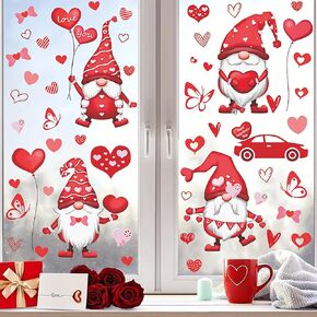 Easter Window Clings Bunny Window Stickers Removable Cute Window Decals Rabbit Easter Egg Chick Design Window Cling Decorations Easter Day Window Stickers Decals for Home School Office Supplies