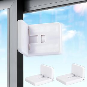 Sliding Door Lock - Sliding Glass Door Child Lock - 2 Pack Sliding Door Window Security Locks for Sliding Door,Sliding Window,Patio Door,Sliding Closet Door - No Drilling Tools Needed