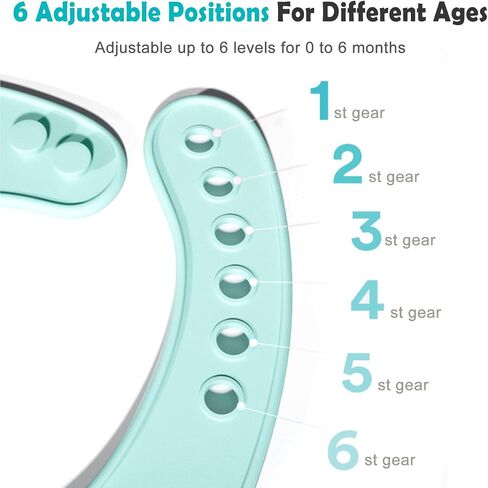 8 PCS Baby Bibs Silicone Baby Bibs لتناول المرايل الناعمة المقاومة للماء للرضع والأطفال الصغار in Saudi Arabia