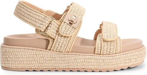 DREAM PAIRS Women's Wedge Sandals, Comfortable Platform Dress Shoes, Round toe Casual & Dressy Flatform Summer Sandals with Adjustable Straps in Saudi Arabia