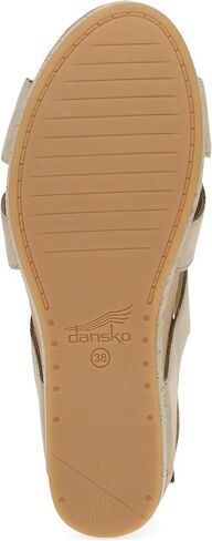 Dansko Shyla Wedge Sandal for Women -Cork/Eva Wedge مع دعم القوس -الأشرطة القابلة للتعديل خلاصة الخليط الخفيفة الخفيفة in Kuwait