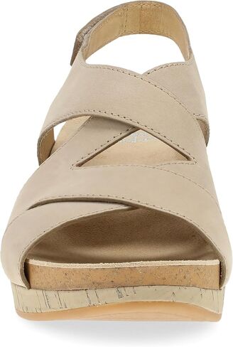 Dansko Shyla Wedge Sandal for Women -Cork/Eva Wedge مع دعم القوس -الأشرطة القابلة للتعديل خلاصة الخليط الخفيفة الخفيفة in Kuwait