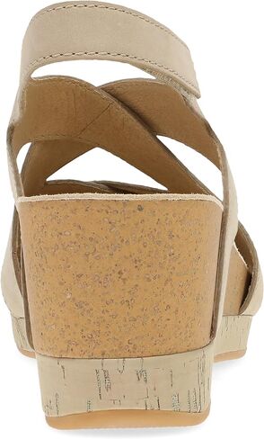Dansko Shyla Wedge Sandal for Women -Cork/Eva Wedge مع دعم القوس -الأشرطة القابلة للتعديل خلاصة الخليط الخفيفة الخفيفة in Kuwait
