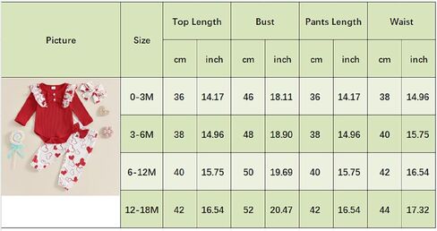 Newborn Baby Girl Valentines Day Outfit Cute St Patricks Day Outfit Ribbed Long Sleeve Romper Bodysuit Pants Set in Saudi Arabia