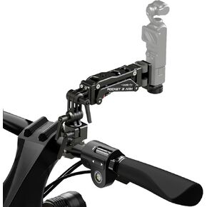 Came-TV Motorcycle Camera Mount Stabilizer, Bike Camera Mount,Handlebar Mount Shock Absorber Arm, Anti-Shake Motorcycle Mount PK04 Compatible with Pocket 2, Pocket 3, 360 Action Cameras, Smartphones
