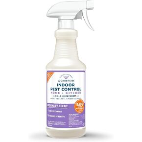 Wondercide - Indoor Pest Control Spray for Home and Kitchen - Ant, Roach, Spider, Fly, Flea, Bug Killer and Insect Repellent - with Natural Essential Oils - Pet and Family Safe— Peppermint 32 oz