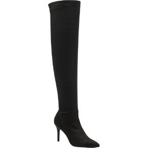 Jessica Simpson Womens Abrine Pull On Over-The-Knee Boots Black 8 Medium (B,M)