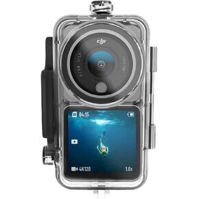 FitStill Waterproof Housing for DJI Osmo Action2 Camera, 45M Diving Protective Shell Case Underwater Accessories Kit