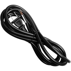 18/2 6FT Power Cord Replacement for Drills, Vacuums, Miter Saws,Sanders, Chop Saws, Grinders, Appliances, Motors etc Power Tools (Black)