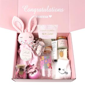 New Mom Care Package After Baby, Baby Shower Gifts for Mom to Be, Baby Shower Gifts for Expecting Mom to Be, Pregnancy Gifts for First-Time Moms, New Mom Gift Basket Mothers Day Gift for New Mom