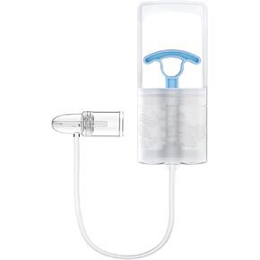 Chiboji Authentic Baby and Toddler Nasal Aspirator - Hand Pump Booger Nose Sucker with Non-Invasive Nozzle Tip for Quick, Quiet Suction, Relieve Stuffy Noses and Clear Mucus, Made in Taiwan