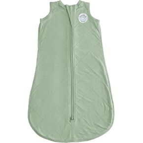 DREAMLAND BABY Bamboo Viscose Sleep Sack (0-6 Months). Ultra Soft Blanket w/ 2-Way Zipper. 97% Viscose, 3% Spandex (Ocean)