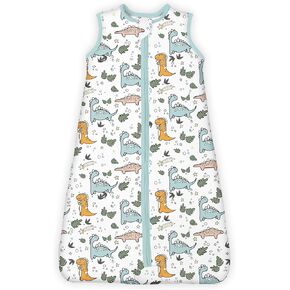1.0 TOG Sleep Sack 6-12-15 Months, Winter Sleep Sack with Sleeveless, Cozy Premium Baby Wearable Blanket with 2-way Safe Zipper All Season Sleeping Bags, 1-pack