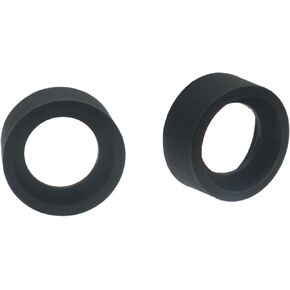 2 Pcs Eyepiece Eye Cup 36 mm Inner Diameter Eye Guard Rubber Eyepiece Cover for 34-37 mm Stereo Microscope Telescope