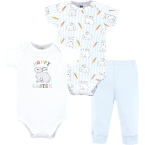 Hudson Baby Holiday Unisex Cotton Bodysuit and Pant Set