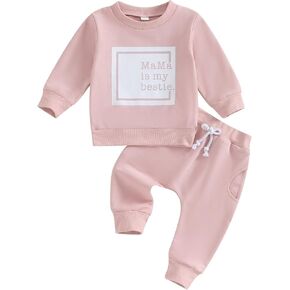 Toddler Baby Girl Clothes Daddys Girl Cotton Sweatshirt Tops Pants Newborn Girl 2Pcs Fall Winter Outfits