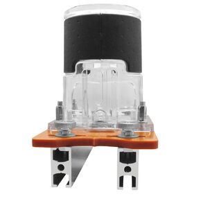Wood Router Base 2 in 1 Compact Palm Router Base, Aluminum Alloy, Accurate Slotting, for Chamfering, Grooving,Finishing on Wood, Plastic Boards