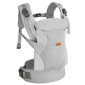 CUBY Baby Wraps Carrier Newborn to Toddler, Easy to Wear Front Baby Carriers Wrap, Adjust and Soft Cotton Baby Carrier Wraps-Hands Free Newborn Carriers Wraps Travel(Green Stripe, Adjustable-Wrap)
