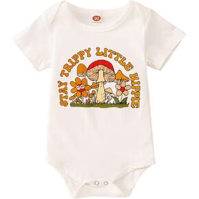 CM C&M WODRO Newborn Baby Girls Boys Onesie Little Hipper Funny Bodysuit Romper Unisex Infant Clothes Outfit Gift 0-12 Months