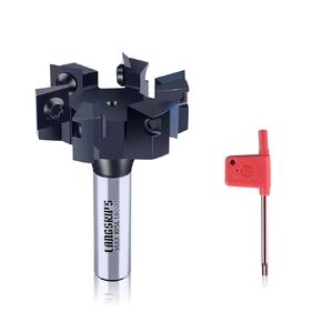 بتات لانغسكب CNC SPAINBOARD Surfacing بتات ، 1/2 "Shank 2" قطر القطع ، البلاطة تسطيح بت بت بتة بت ، بتنغ 6-Wings لتسوية البلاطة الخشبية in Kuwait