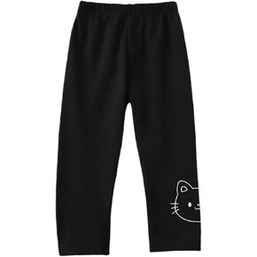 Toddler Leggings for Baby Girls Fleece Warm Pull On Bottoms Leggings Pants 9M-4T
