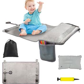 Toddler Airplane Bed, Baby Airplane Travel Essentials, Kids Plane Footrest,Toddler Airplane Travel Essentials,Baby Portable Airplane Bed Footrest for Flight,Airplane Must Haves for Toddlers